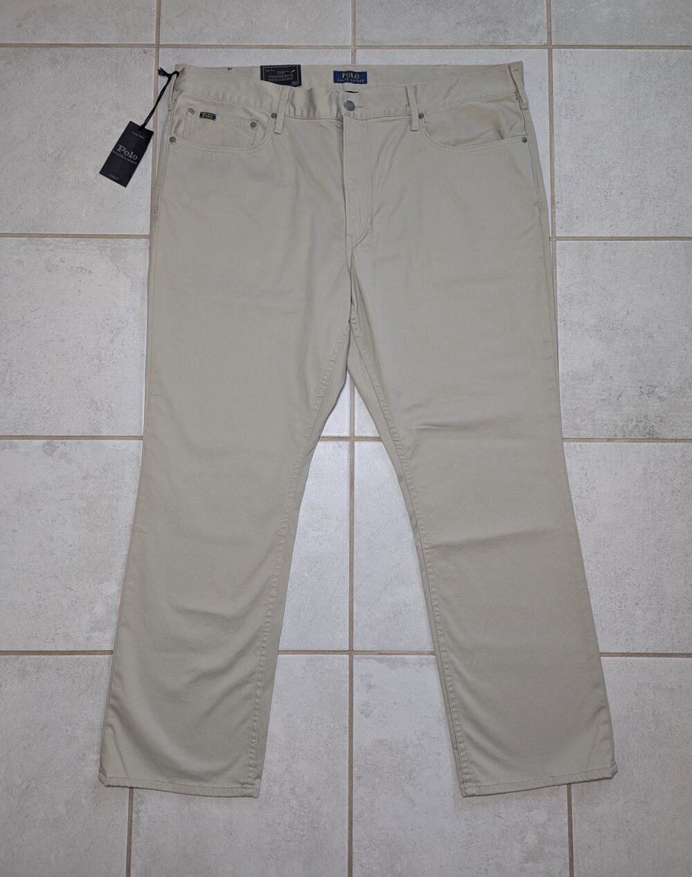 Polo Ralph Lauren Men's Size 40x30 Khaki Pants Straight Fit Beige NEW